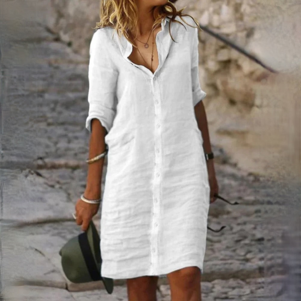 Amara Leinenkleid mit sommerlicher Leichtigkeit foto 1
