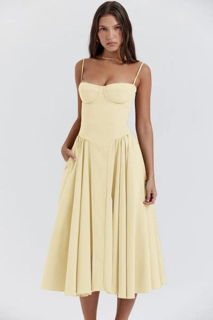 Amara Korsett Maxikleid für Hochzeitsgäste foto 7