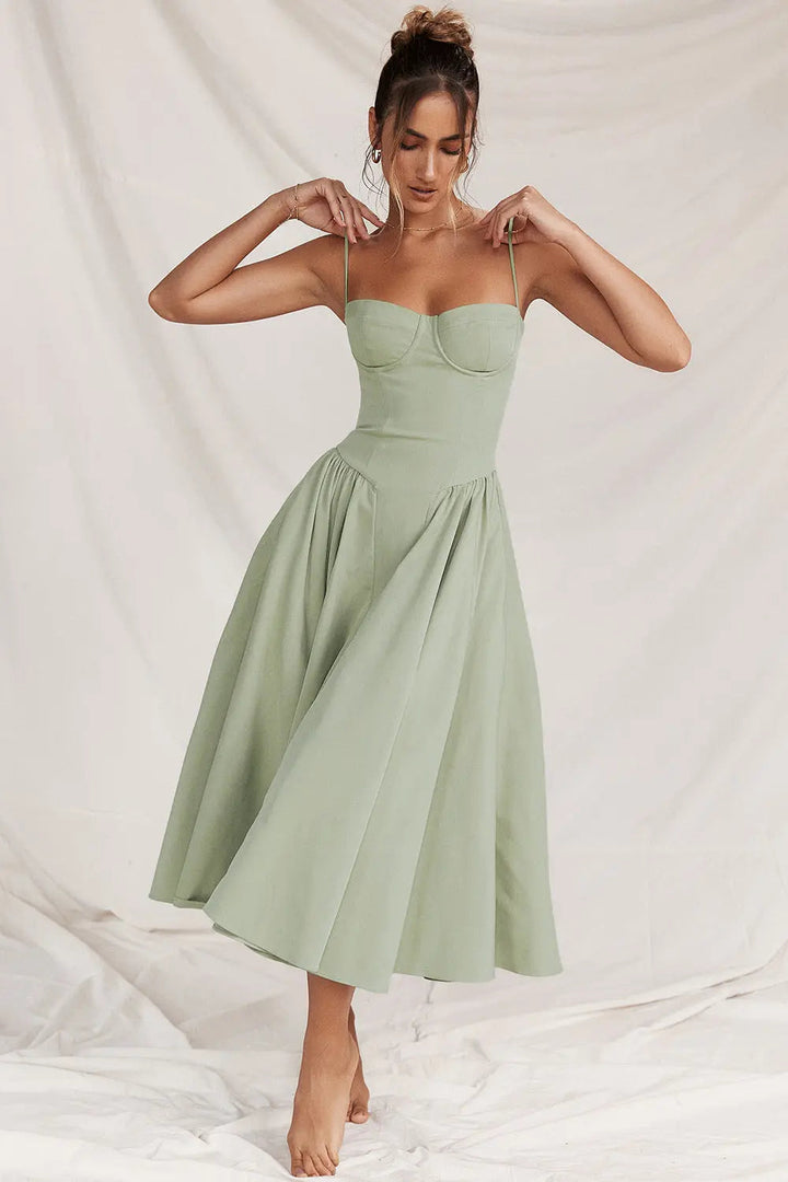 Amara Korsett Maxikleid für Hochzeitsgäste foto 9