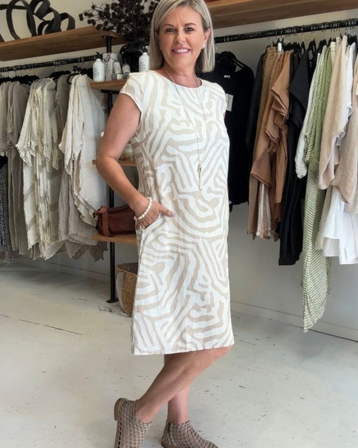 Avanille Strandkleid mit Rundhalsausschnitt foto 5
