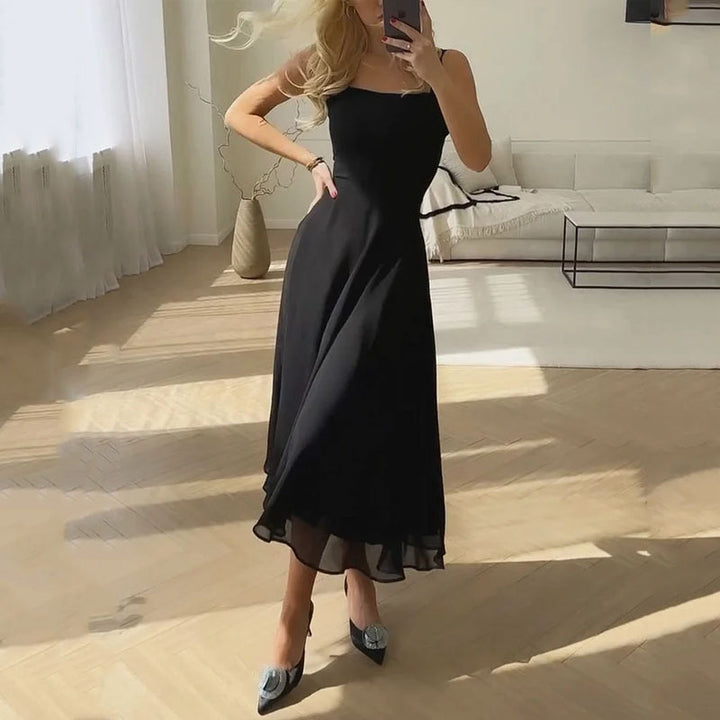 Marion Midikleid mit Quadratausschnitt für Hochzeitsgäste foto 2