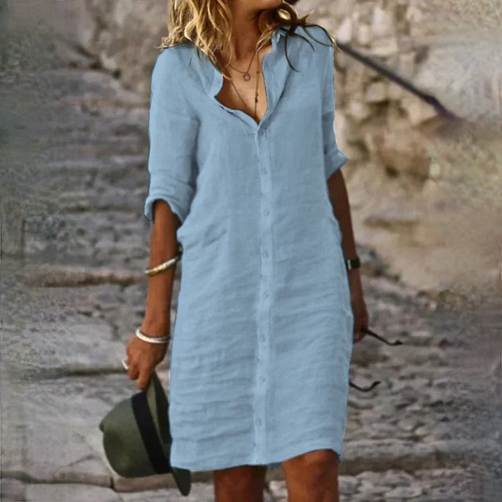 Amara Leinenkleid mit sommerlicher Leichtigkeit foto 3