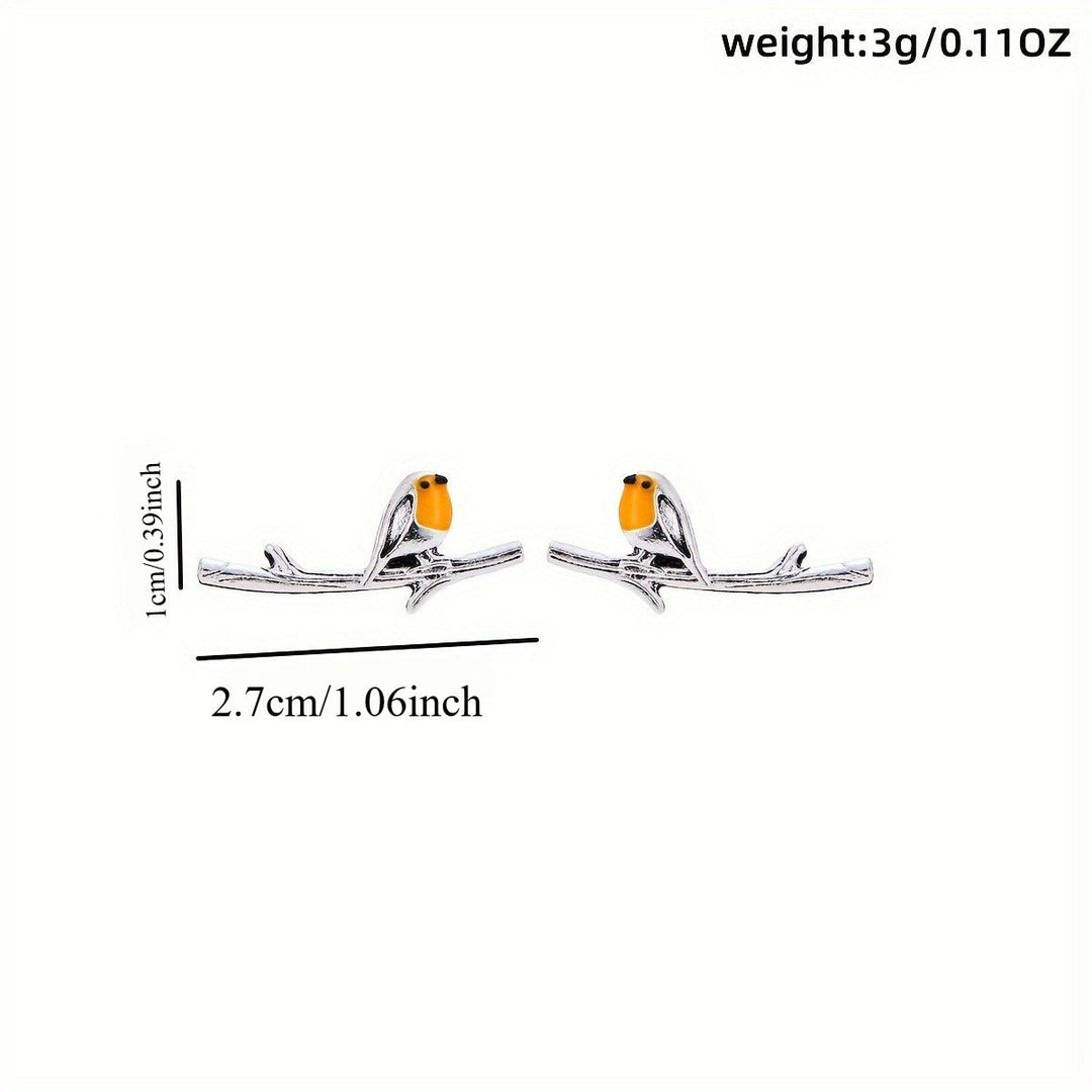 Cartoon Tier Vogel Ohrringe