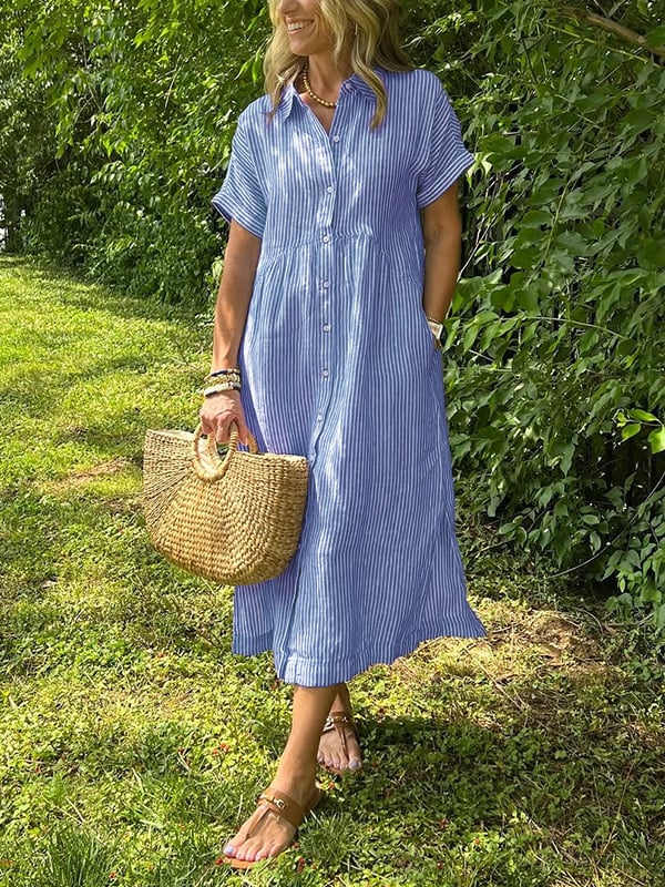 Ruby Maxikleid aus luftiger Baumwolle foto 1