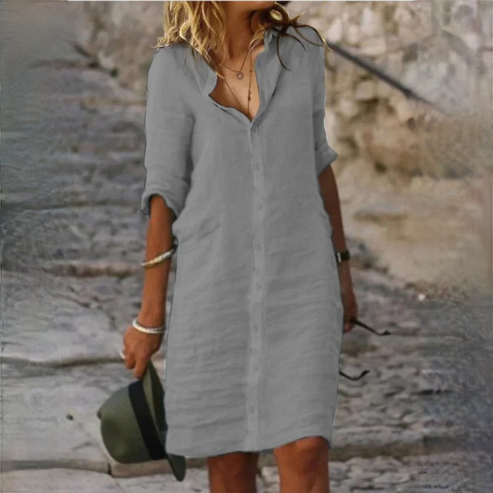 Amara Leinenkleid mit sommerlicher Leichtigkeit foto 4