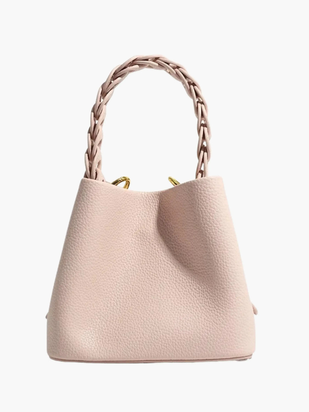 Solene strukturierte Handtasche mit geflochtenem Henkel foto 1