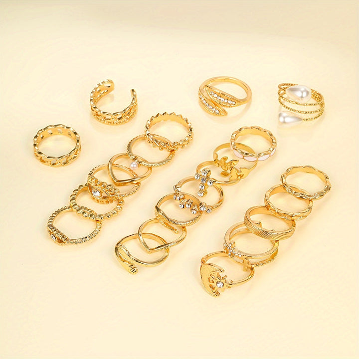 Vintage Mix und Match Ring Set