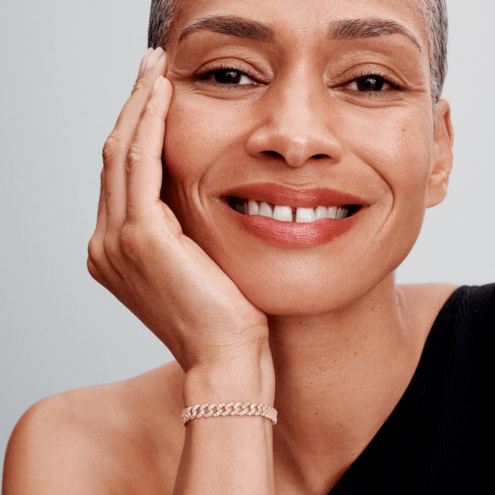 Moissanit Cuban Armband