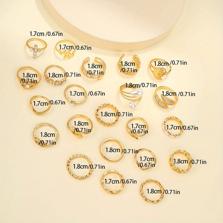 Vintage Mix und Match Ring Set