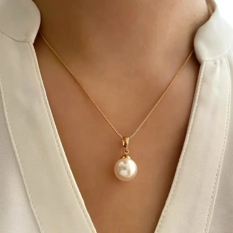 Elegantes goldenes Grace-Perlenschmuckset