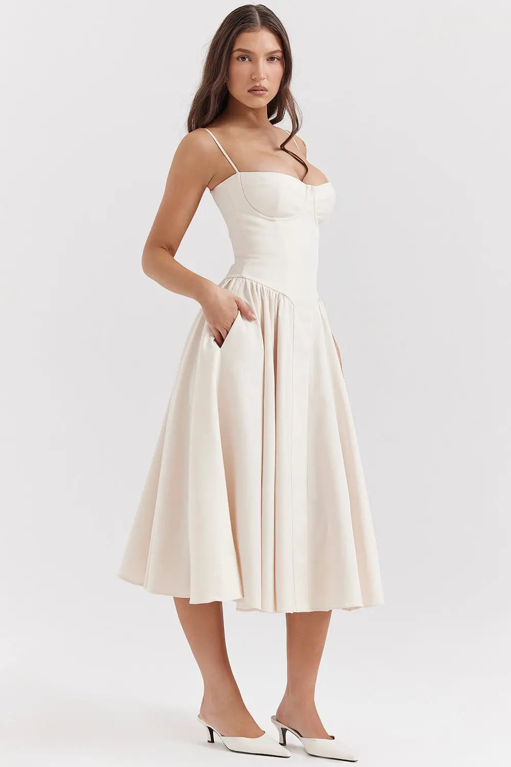 Amara Korsett Maxikleid für Hochzeitsgäste foto 1