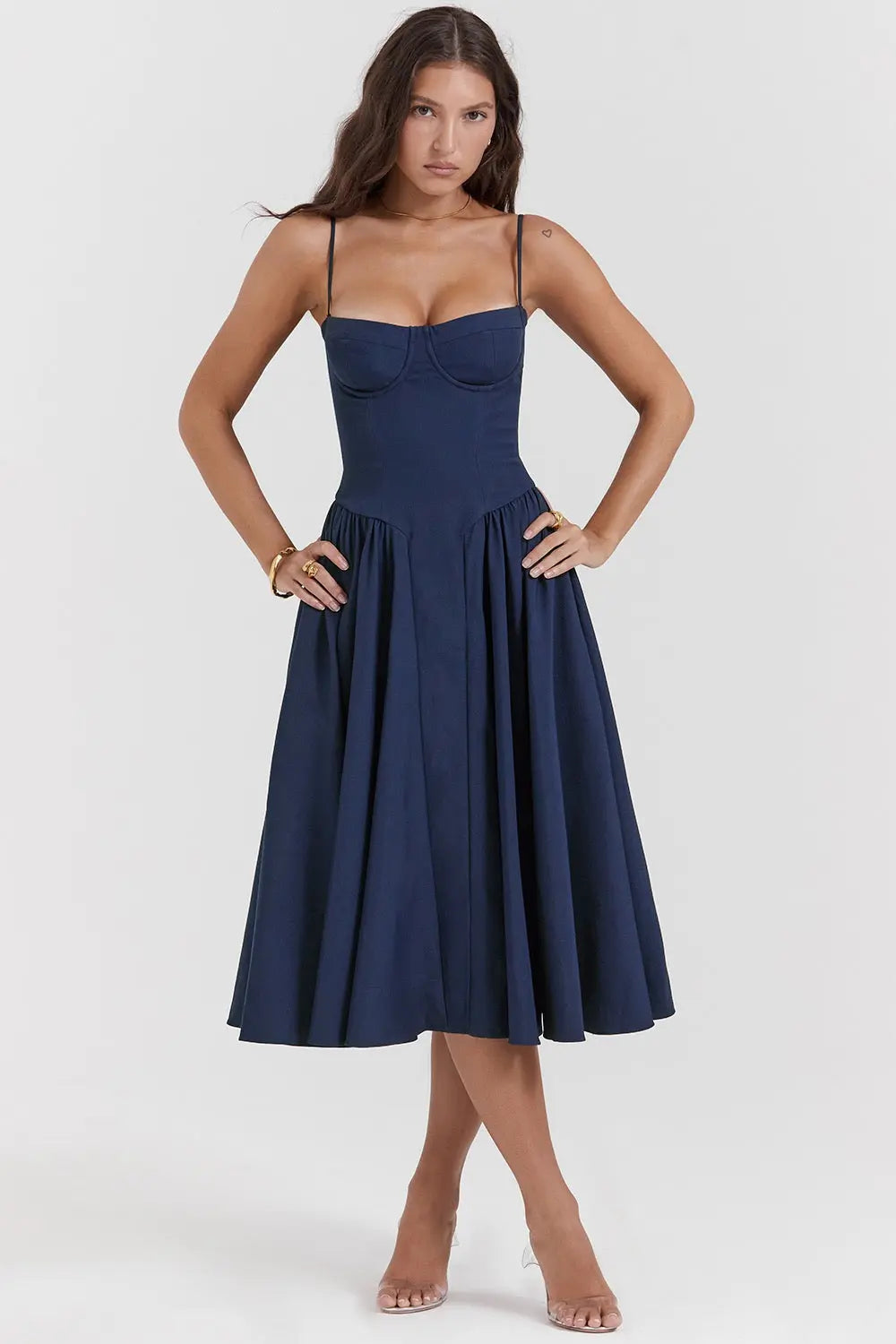 Amara Korsett Maxikleid für Hochzeitsgäste foto 8