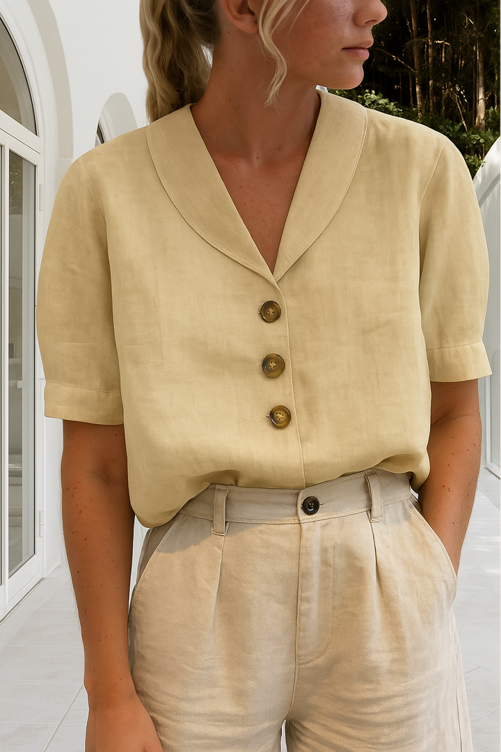 Romy Blusenshirt mit zartem Knopfdetail foto 6