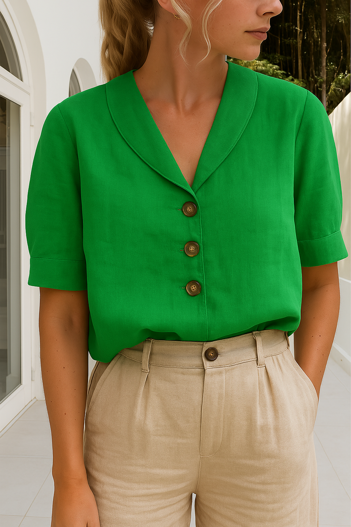 Romy Blusenshirt mit zartem Knopfdetail foto 2