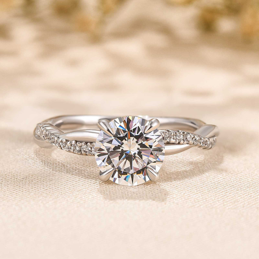 Eleganter Weißgold Le Jane Ring