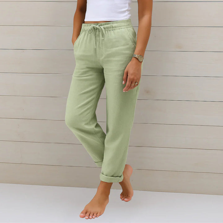 Ellaine Leinenhose mit sanftem Stretch foto 7