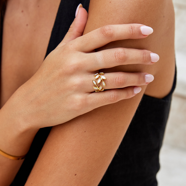 Serene Gold Verstellbarer Ring
