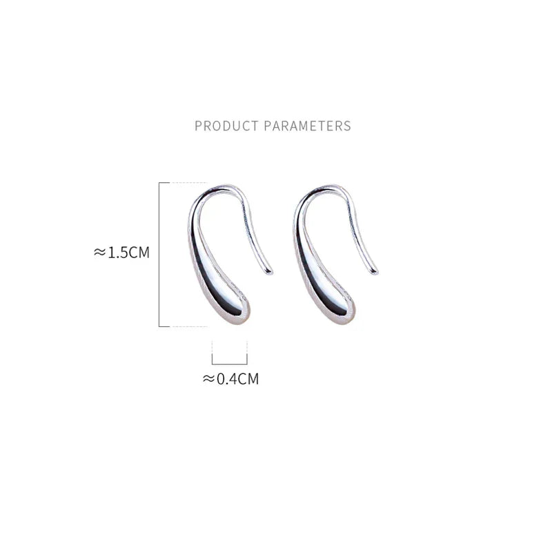 Wassertropfen Ohrringe