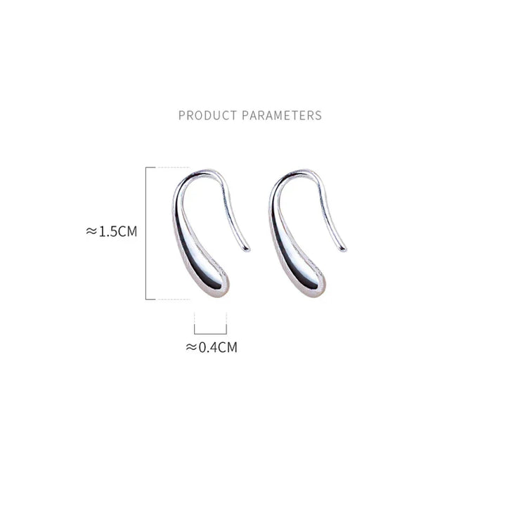 Wassertropfen Ohrringe