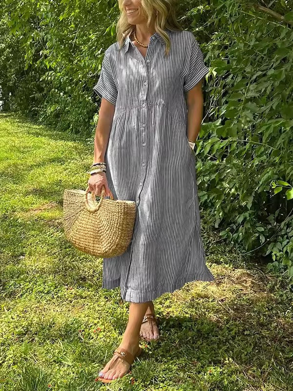 Ruby Maxikleid aus luftiger Baumwolle foto 5