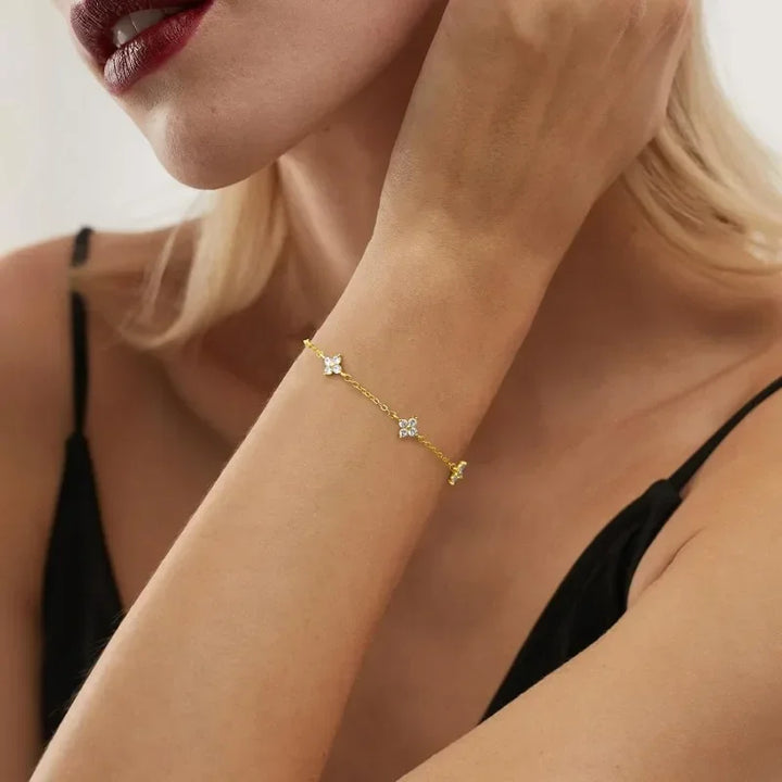 Schmetterlings Kristallarmband
