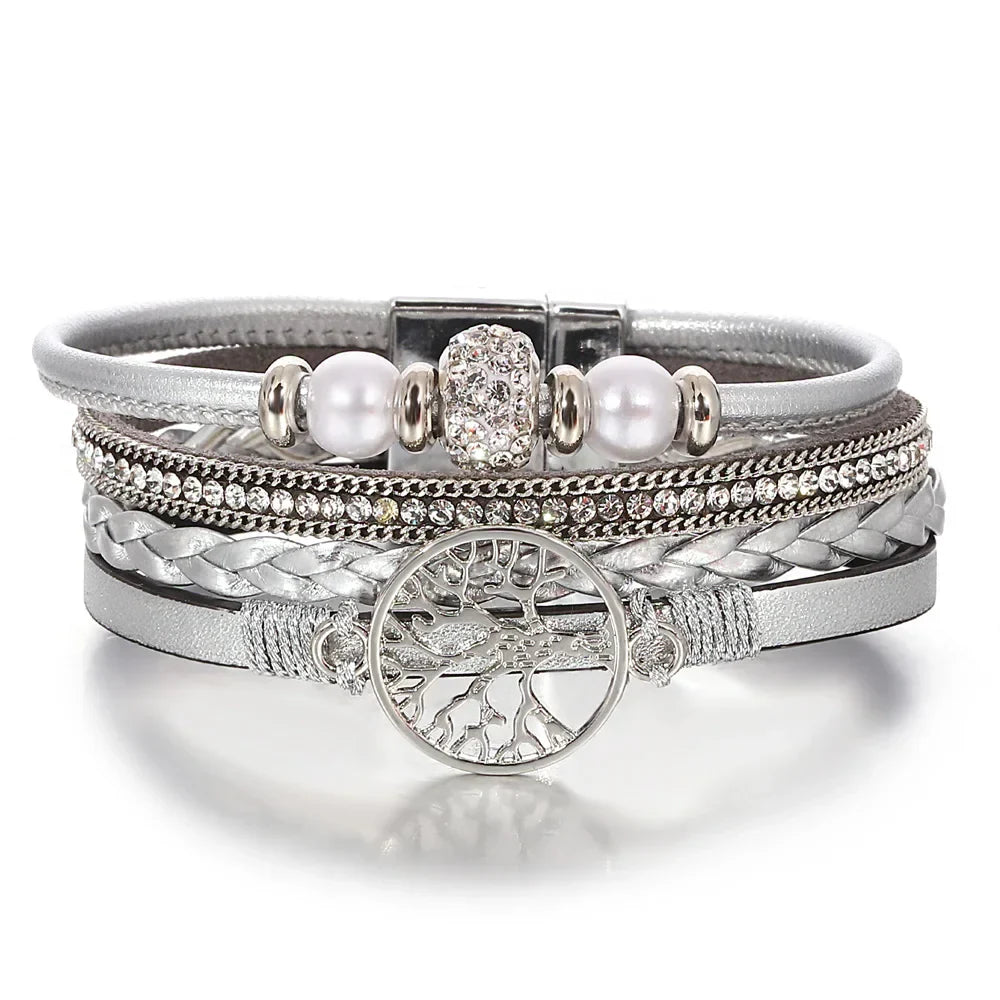 Baum des Lebens Strass Armband