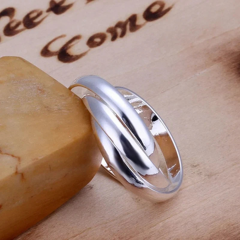 Romantischer Sterling Silber Charmring