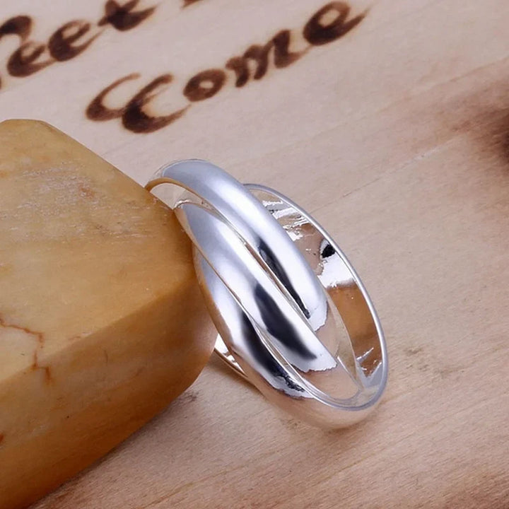 Romantischer Sterling Silber Charmring