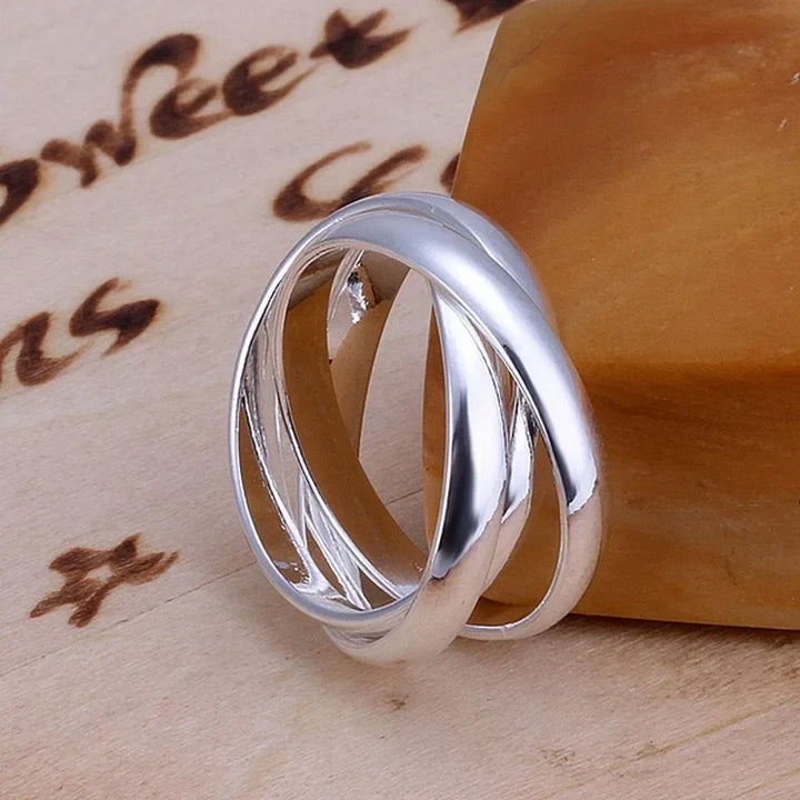 Romantischer Sterling Silber Charmring