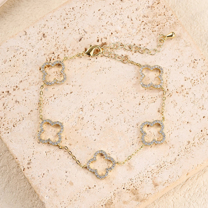 Klee Anhänger Armband