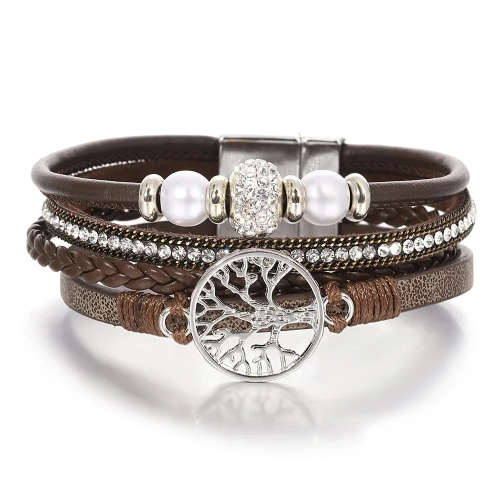 Baum des Lebens Strass Armband