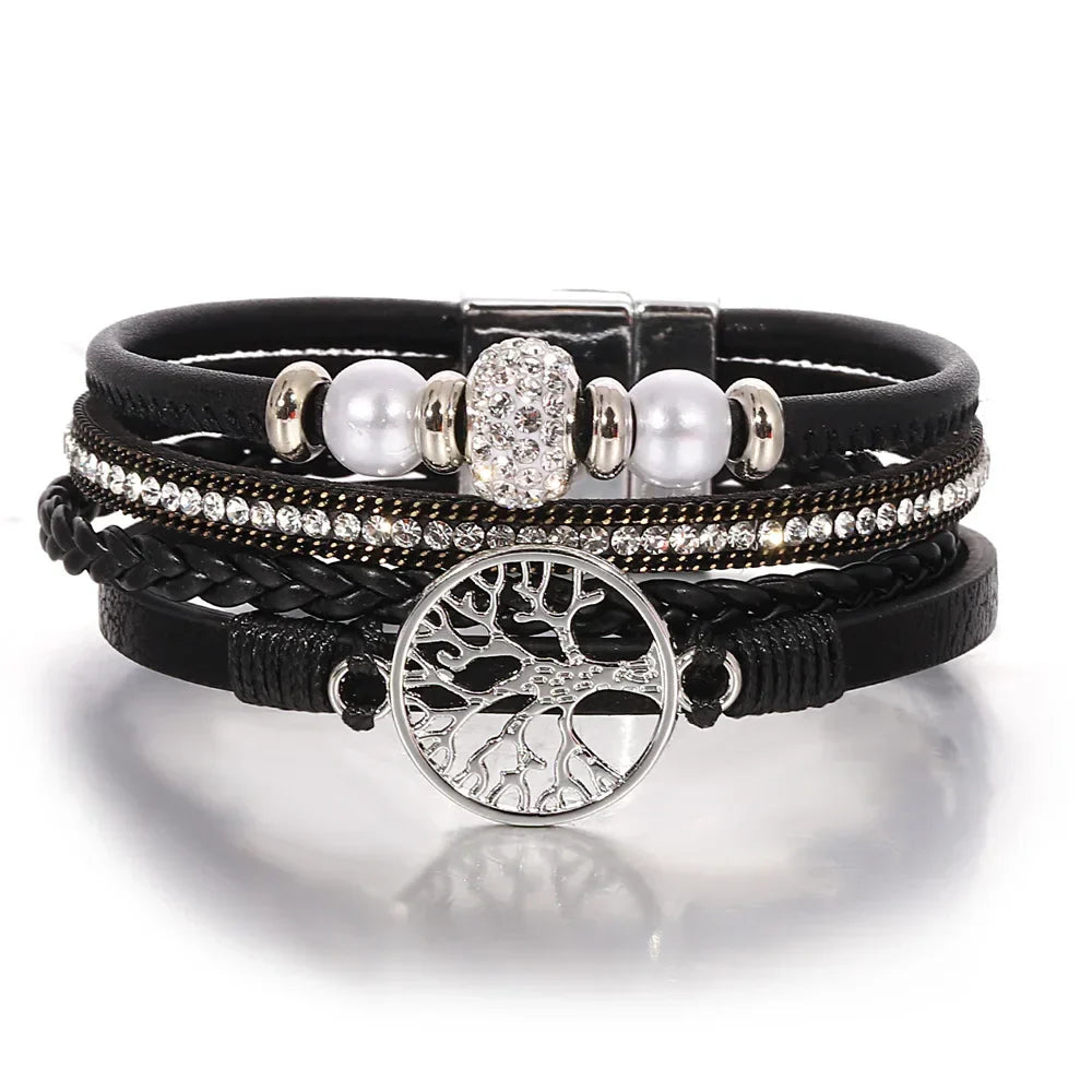 Baum des Lebens Strass Armband
