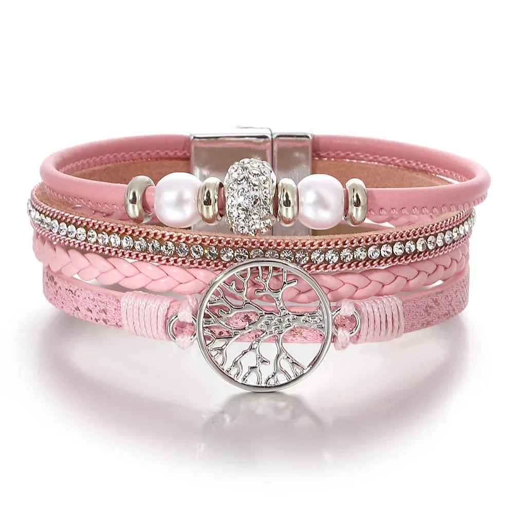 Baum des Lebens Strass Armband