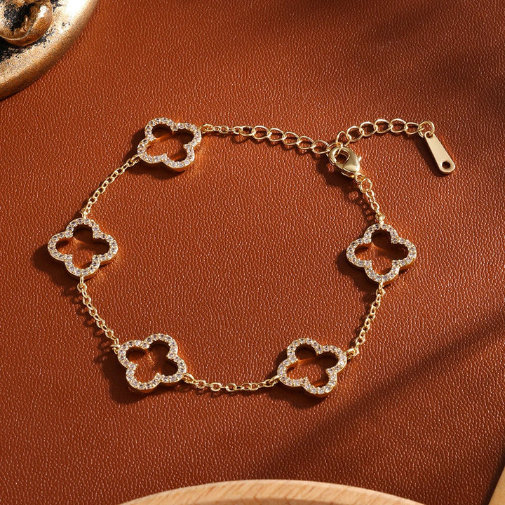 Klee Anhänger Armband