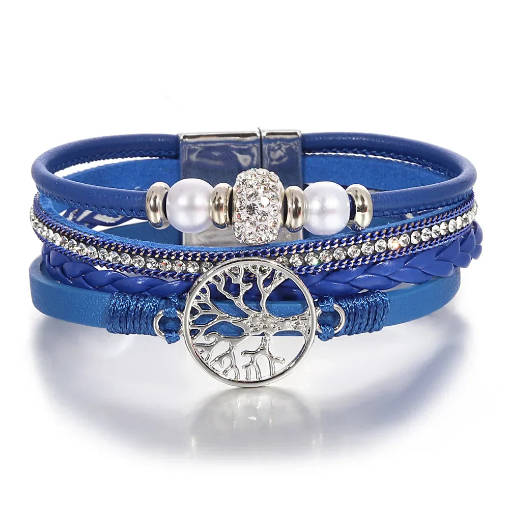 Baum des Lebens Strass Armband