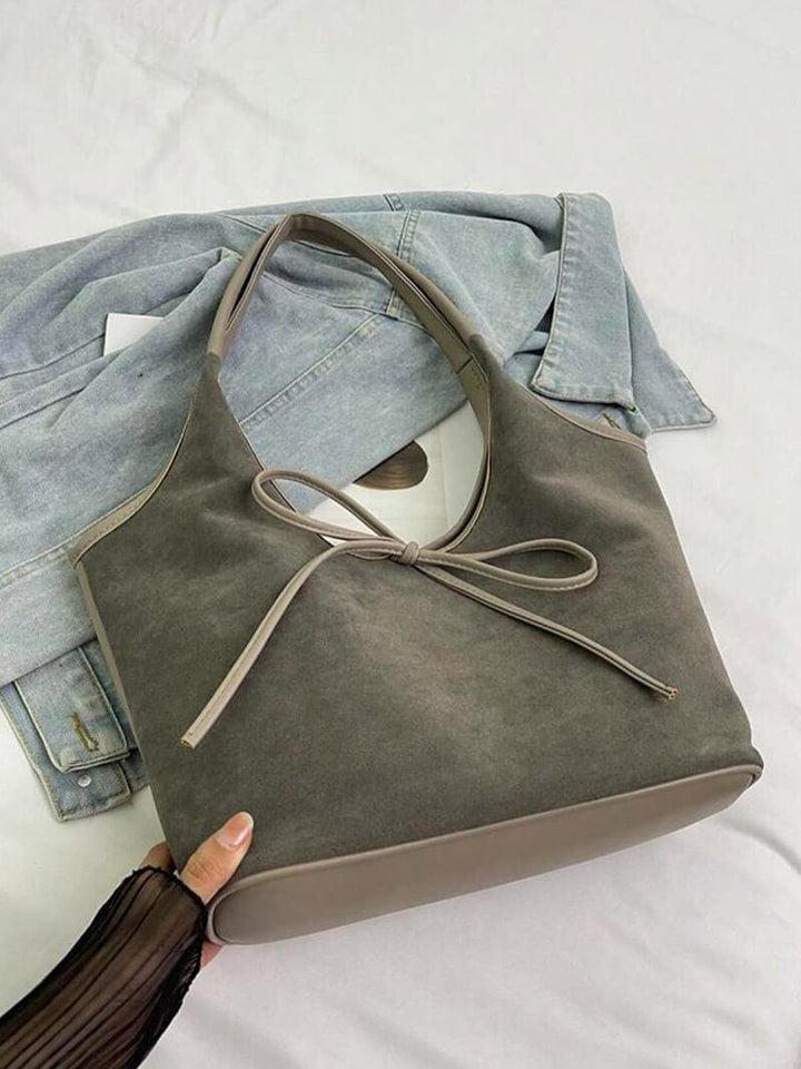 Liora Handtasche aus samtigem Wildleder foto 3