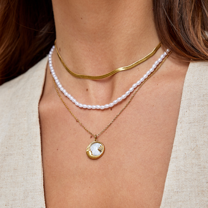 Schlangen Kette Gold Halskette