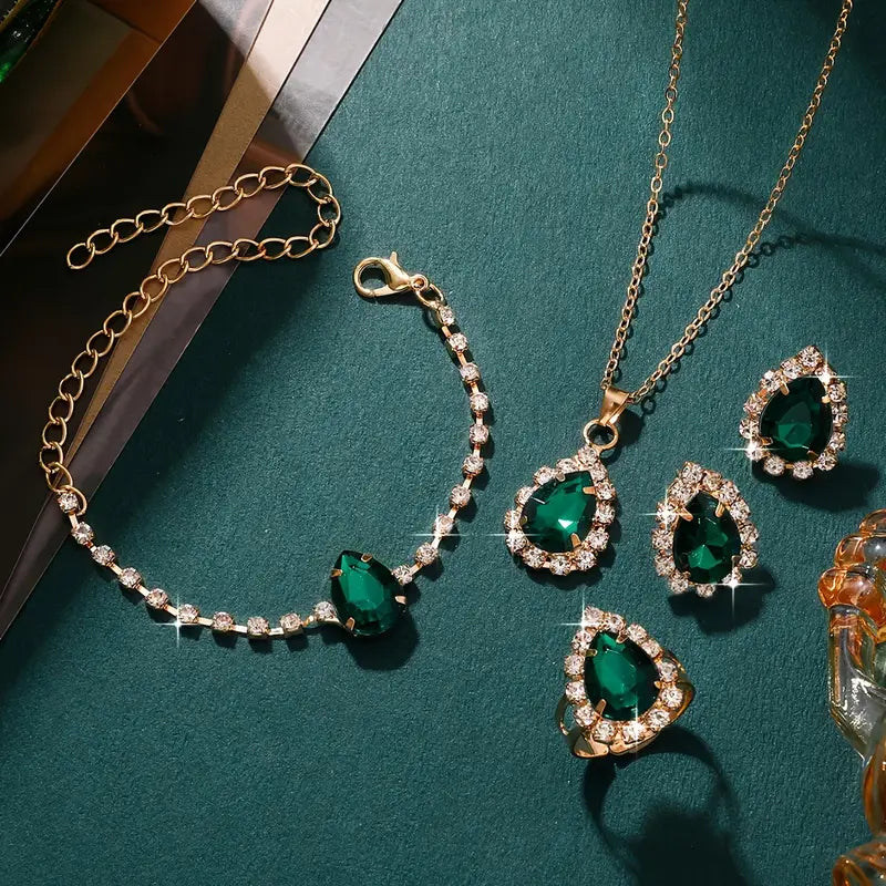Elisandre Vermont Schmuckset | Gold