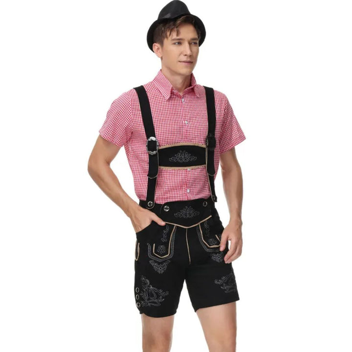 Bayerische Herren Lederhose zum Oktoberfest (10)