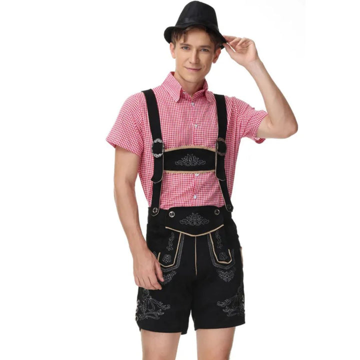 Bayerische Herren Lederhose zum Oktoberfest (11)