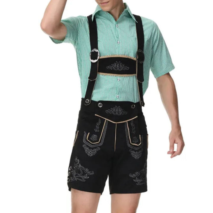 Bayerische Herren Lederhose zum Oktoberfest (6)