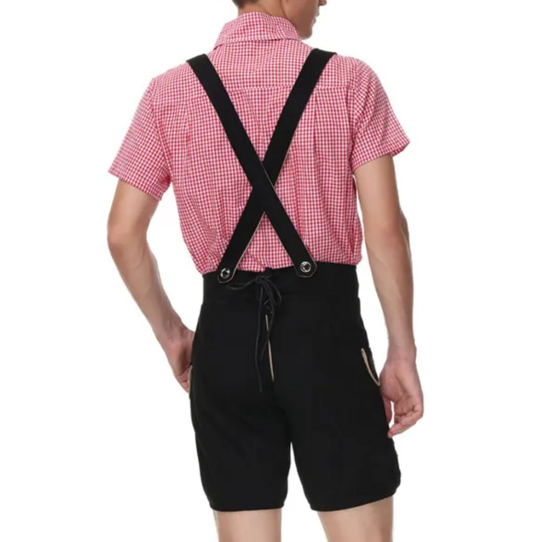 Bayerische Herren Lederhose zum Oktoberfest (9)