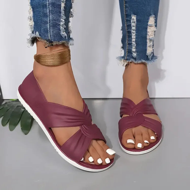 Bequeme Orthopädische Zehensandalen Orthopedic Sandals in Lila