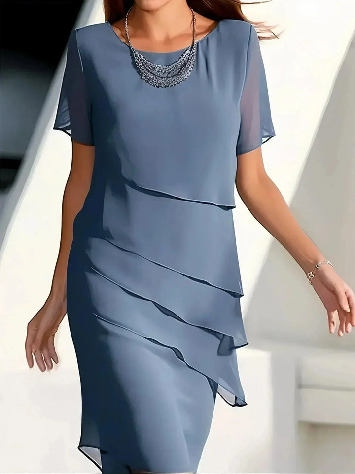 Damen Abendkleid mit Lagenlook für den Sommer
