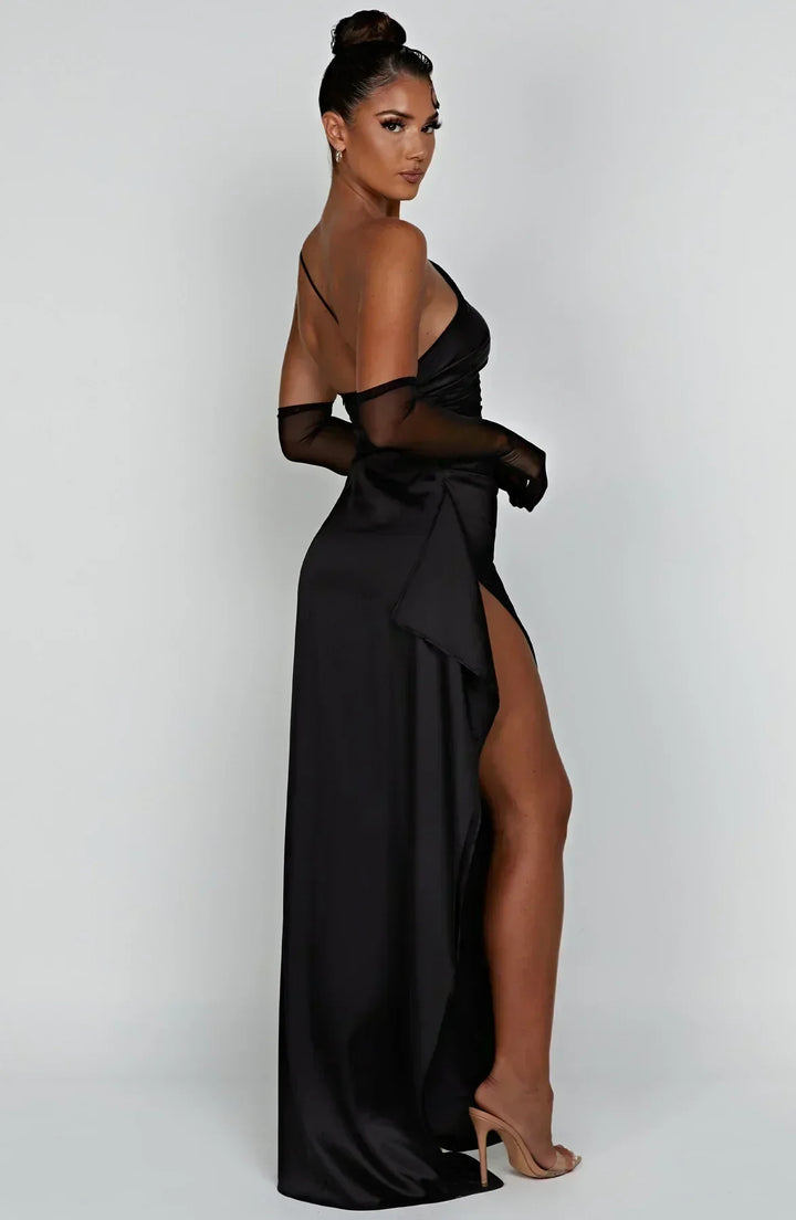 Damen Asymmetrisches Maxikleid für festliche Anlässe (17)