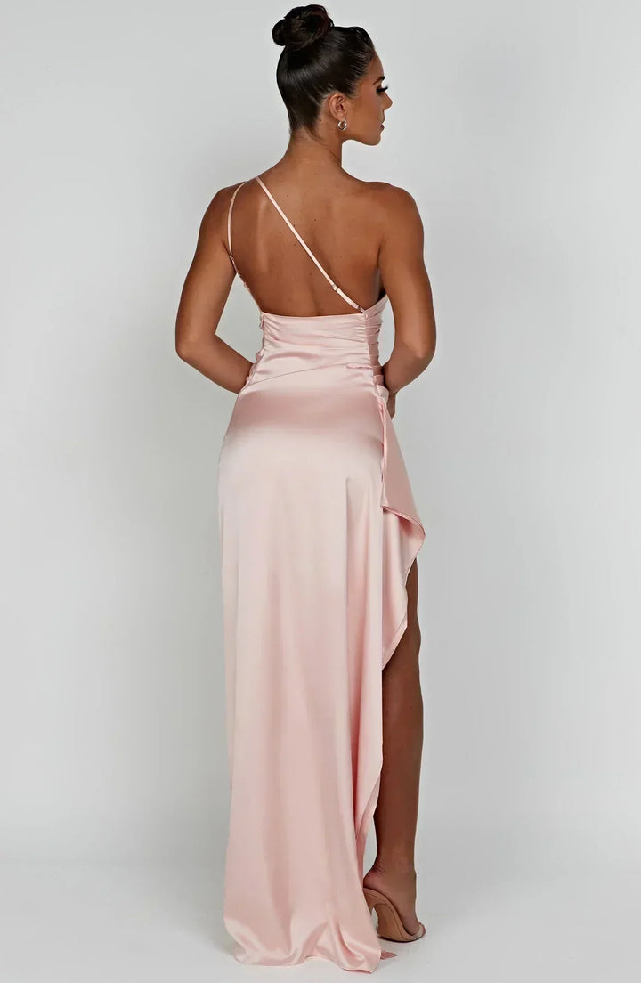 Damen Asymmetrisches Maxikleid für festliche Anlässe (6)