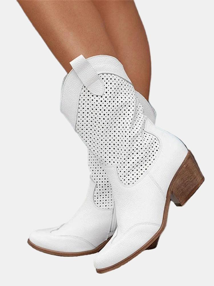Damen Atmungsaktive Stiefeletten für Übergangswetter in Weiß