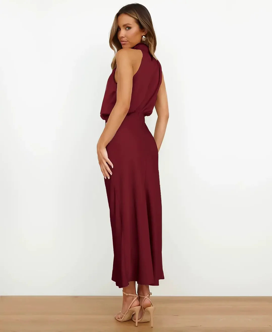 Damen Baumwoll-Midikleid für Hochzeitsgäste (22)