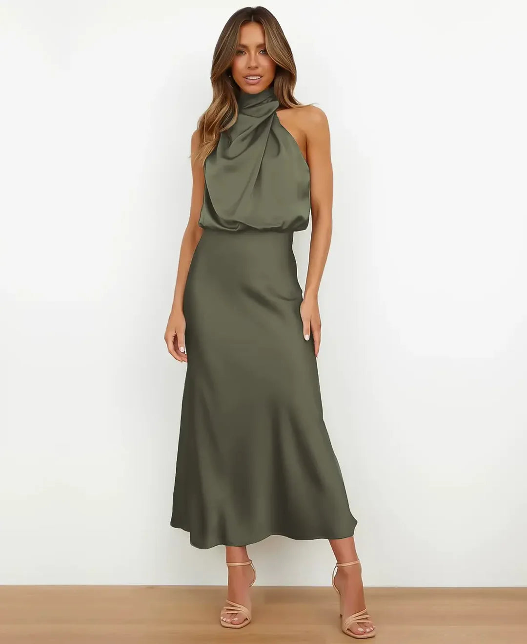 Damen Baumwoll-Midikleid für Hochzeitsgäste (26)