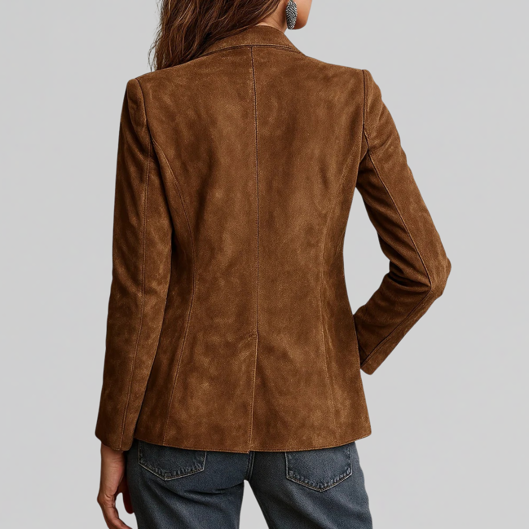 Damen Blazer elegant und warm für Herbst (2)